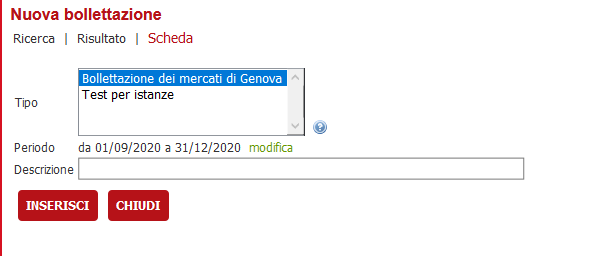 gestione bollettazione nuova tipo