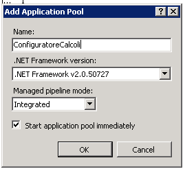 Esempio di application pool